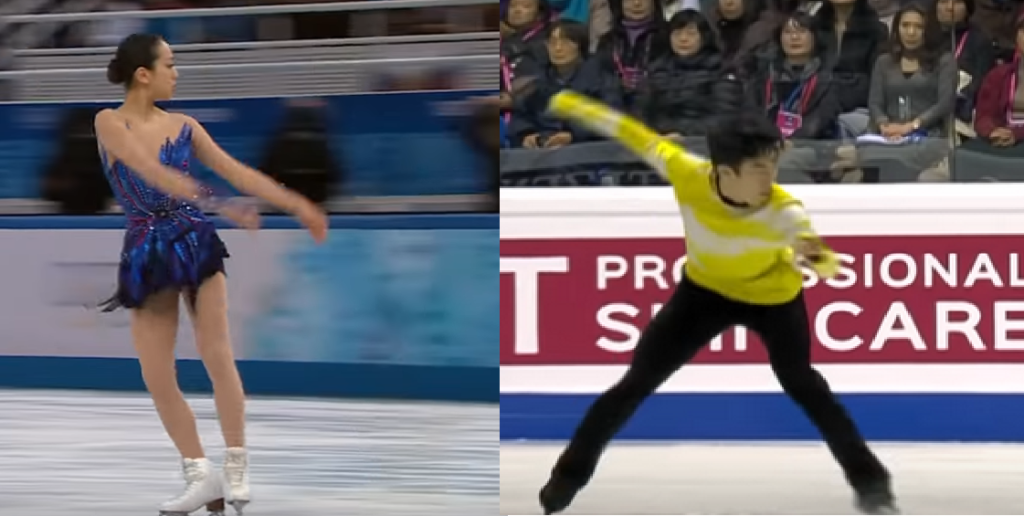 Entry หันหน้าเข้า vs Entry หันหลังเข้า Figure Skating 
