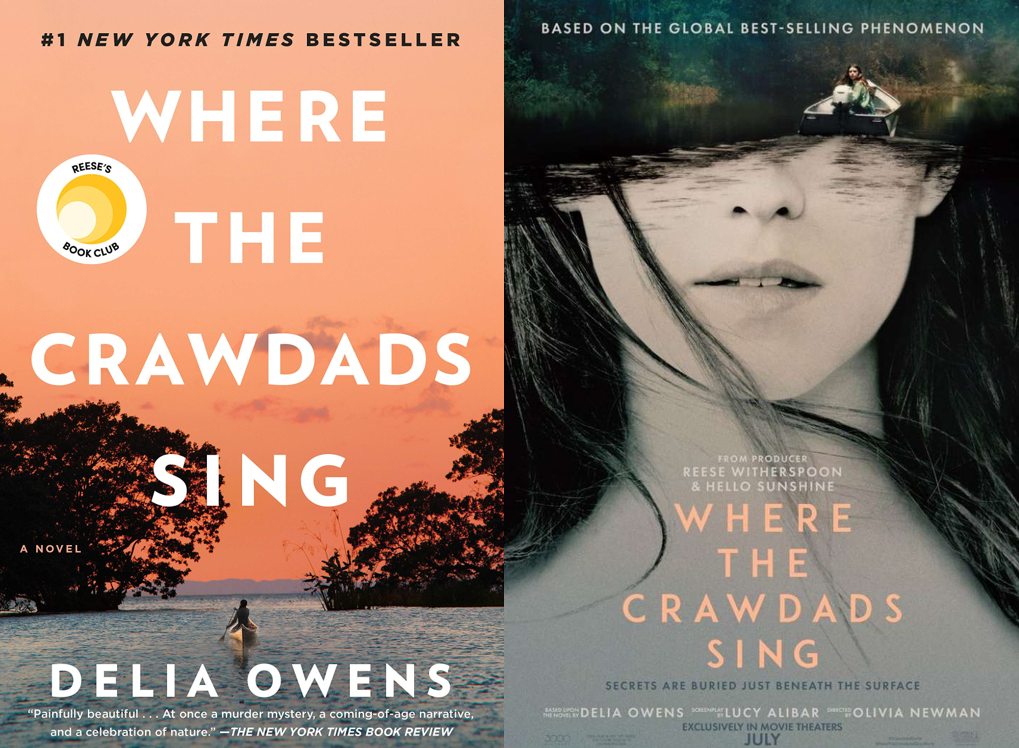 where the crawdads sing file and book cover